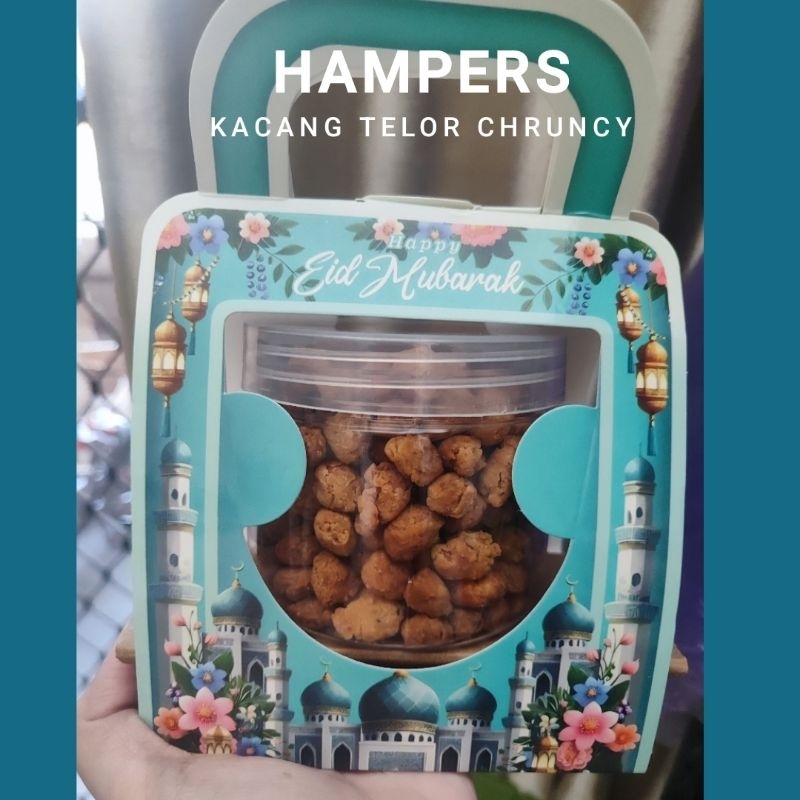 

HAMPERS LEBARAN KACANG TELOR CHRUNCY/KACANG TELUR HOMEMADE CRISPY 250gr