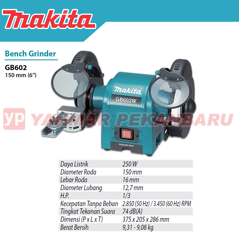 Mesin Gerinda Duduk 6 Makita GB 602