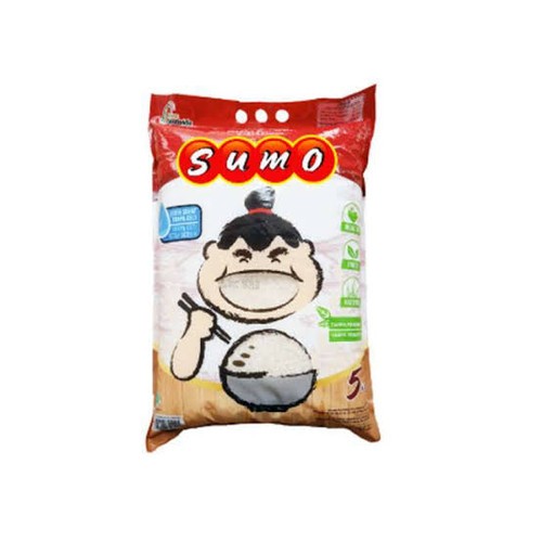 

Beras Sumo Premium Berkualitas Pulen Kemasan Merah 5 Kg - Food, Rice