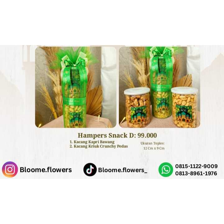 

HAMPERS LEBARAN IDUL FITRI EKONOMIS DAN MINIMALIS 2 TOPLES ISI MAKANAN RINGAN (TIPE 4)