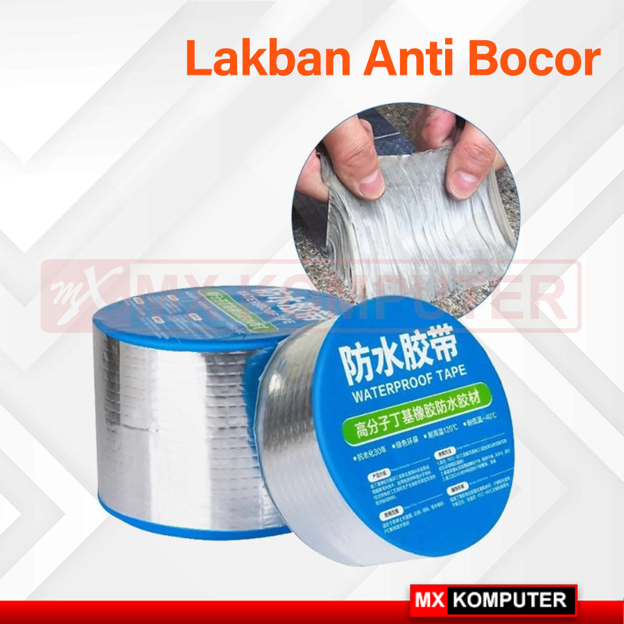 Lakban Anti Bocor Aluminum Foil Tape Waterproof Lem Perekat Anti Air