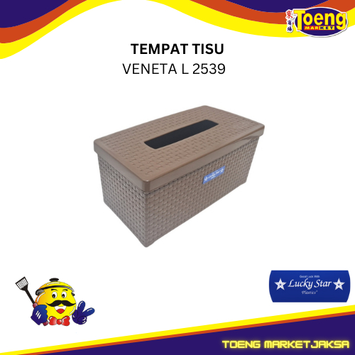 TEMPAT TISU VENETA TISSUE BOX L 2539 A/C/CR/P LUCKY STAR