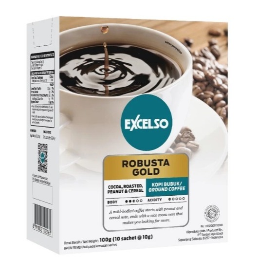 

EXCELSO KOPI B.ROBUSTA GOLD SC 10X10GR