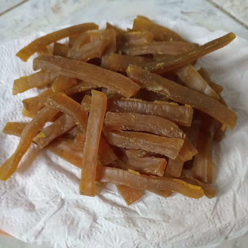 

krupuk mentah rambak jari/ krupuk stik jari dari ikan tenggiri 100gram