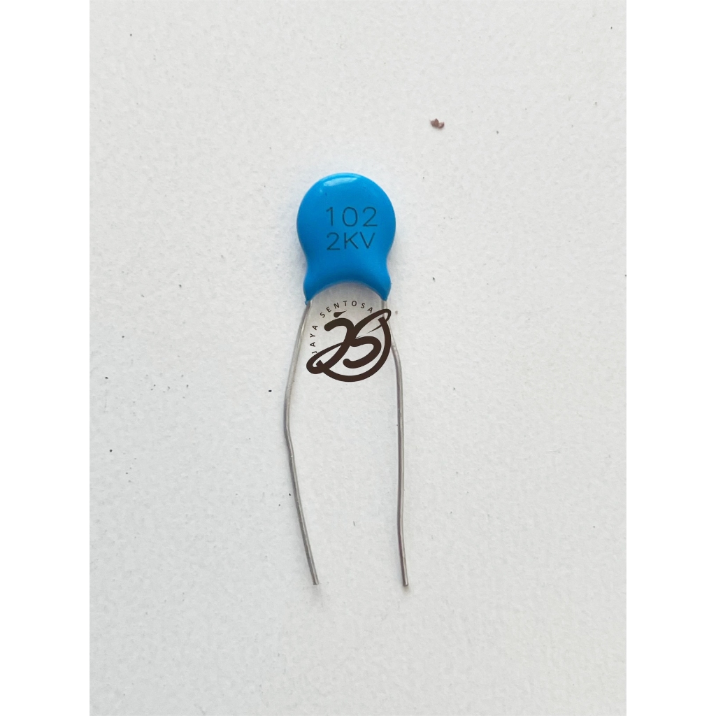 10 BUAH ANEKA KAPASITOR KERAMIK 2000V CERAMIC DISC CAPACITORS 102PF 2KV 221PF 2KV 471PF 2KV 681PF 2K