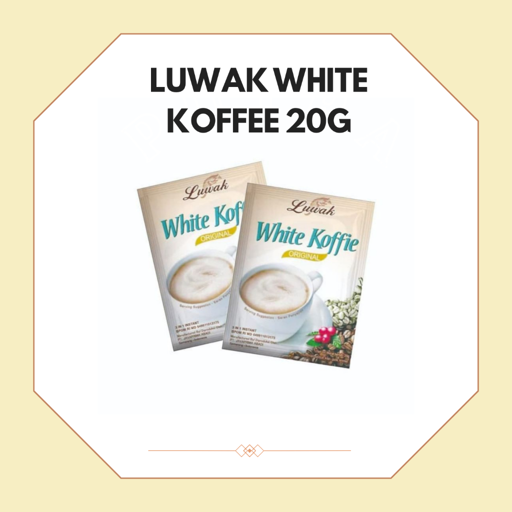 

Luwak White Coffee Original Renteng 10 @20gram