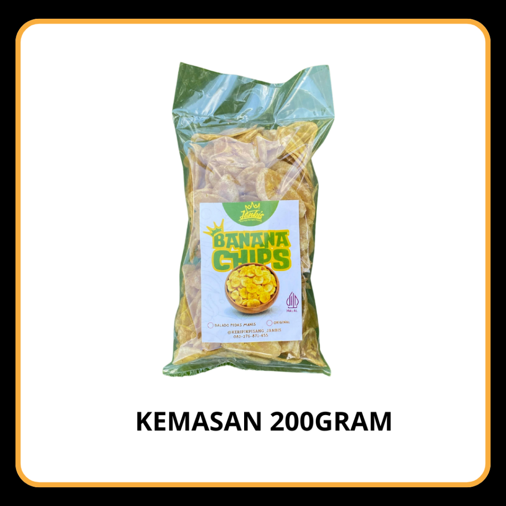 

Keripik pisang raja nangka 200gram - rasa original