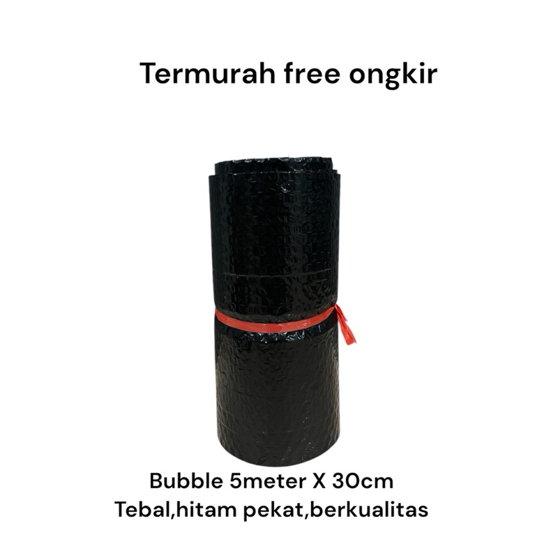 

bubble wrab 5x30 hitam pekat berkualitas termurah