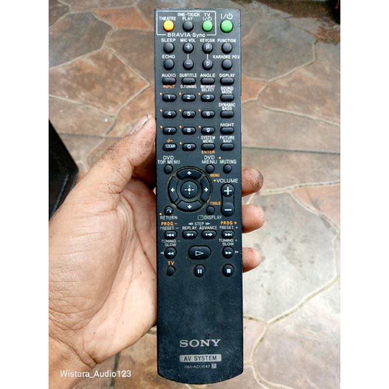 Remote Home Theater Sony