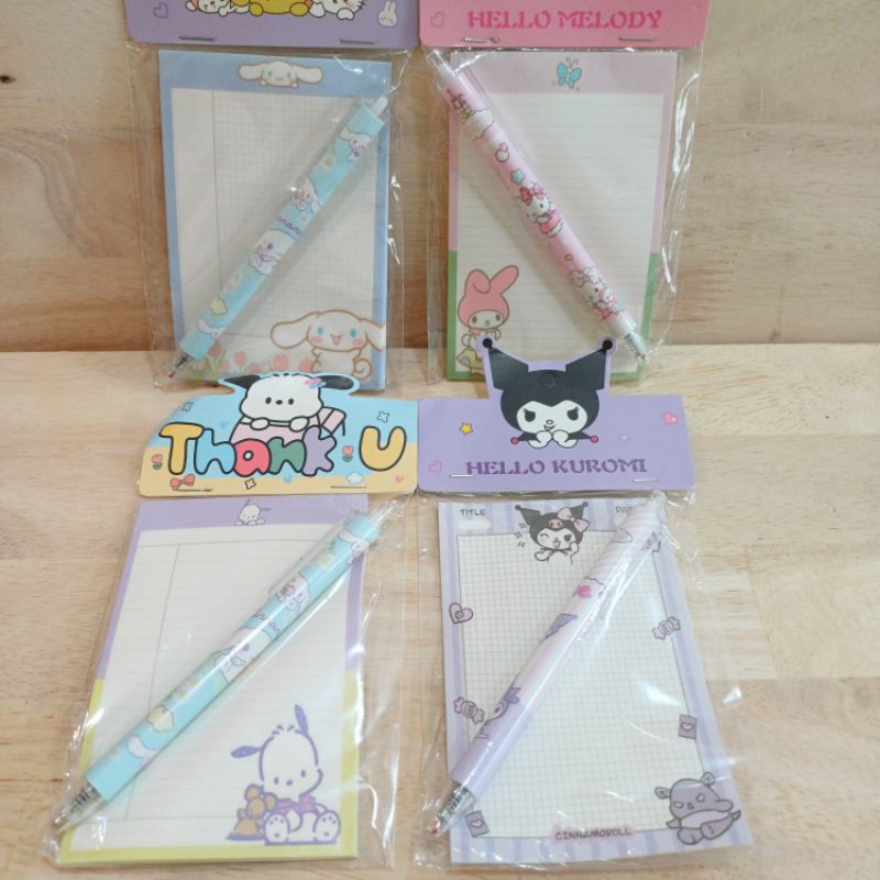 

Set Note pulpen sanrio 2816K