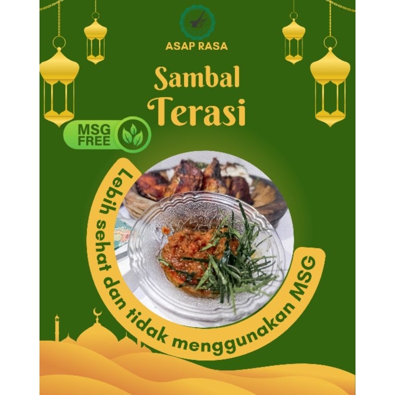 

Sambal terasi Homemade ukuran 50gram