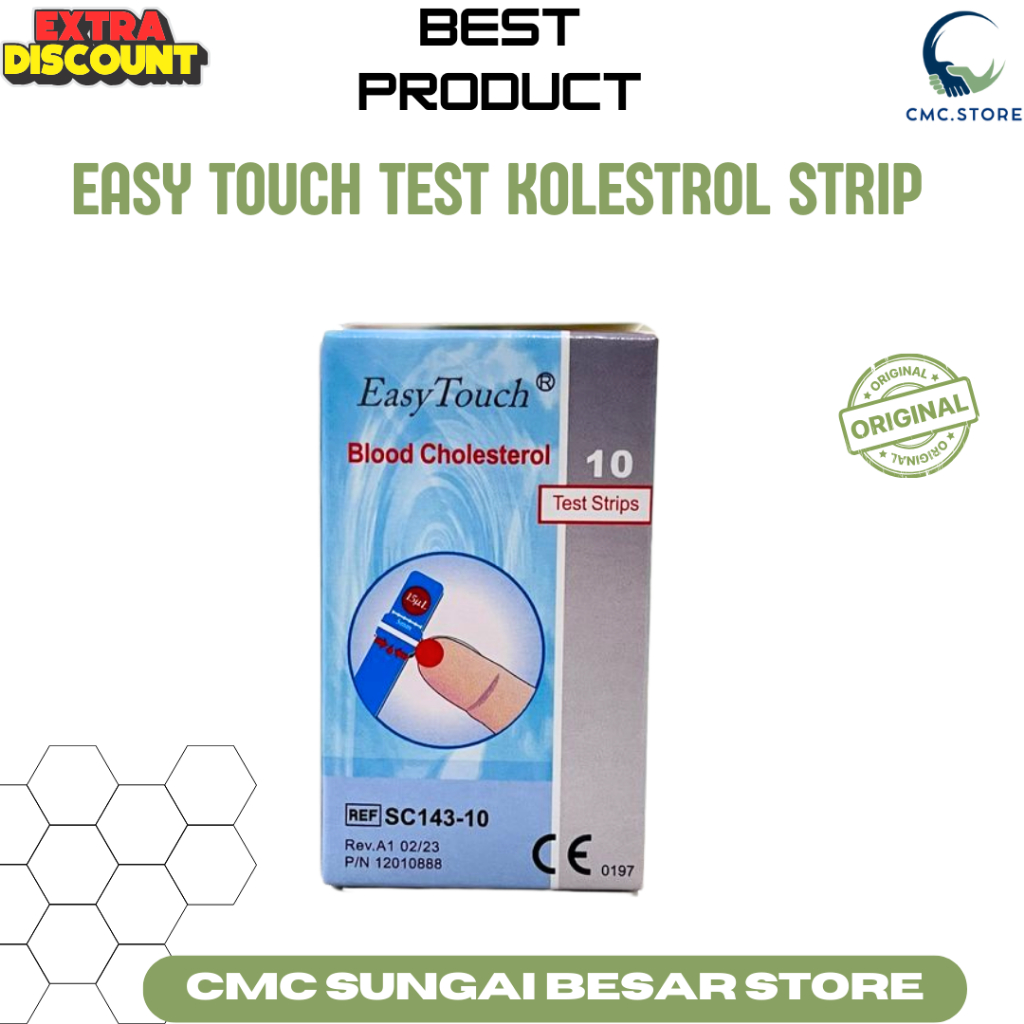 Easy Touch Test Kolesterol Strip isi 10