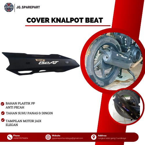 Cover knalpot beat anti pecah/cover knalpot beat