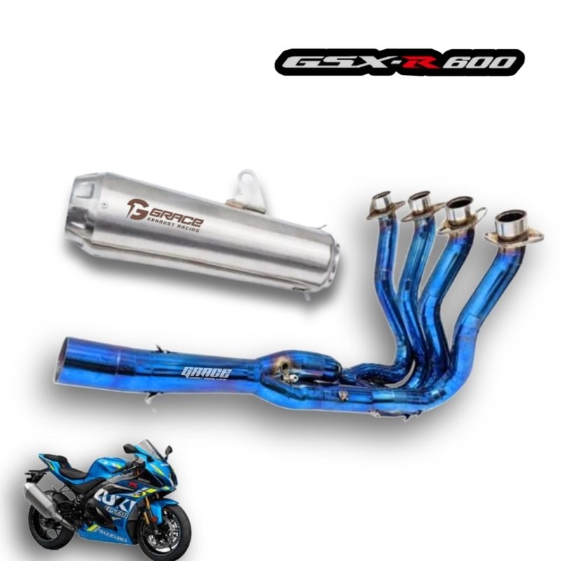 knalpot fullsystem gsx-r 600 original Grace type orca