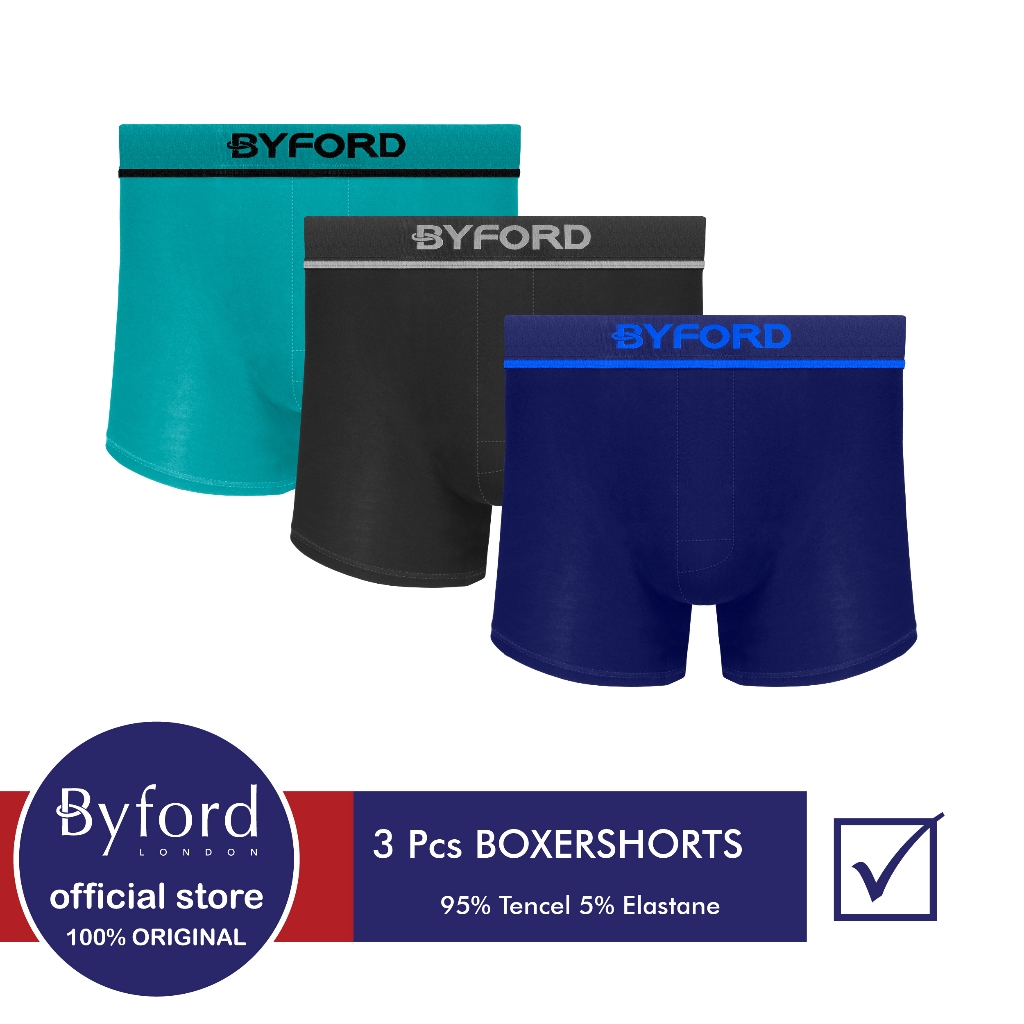 Byford Boxer Short 3 warna / pack - YBYB07X3TS