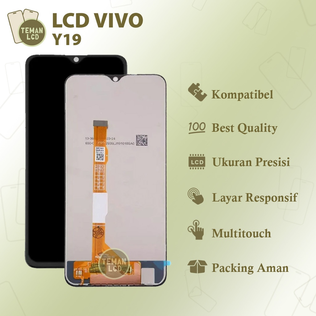 LCD Vivo Y19 - Original 100% Fullset Touchscreen