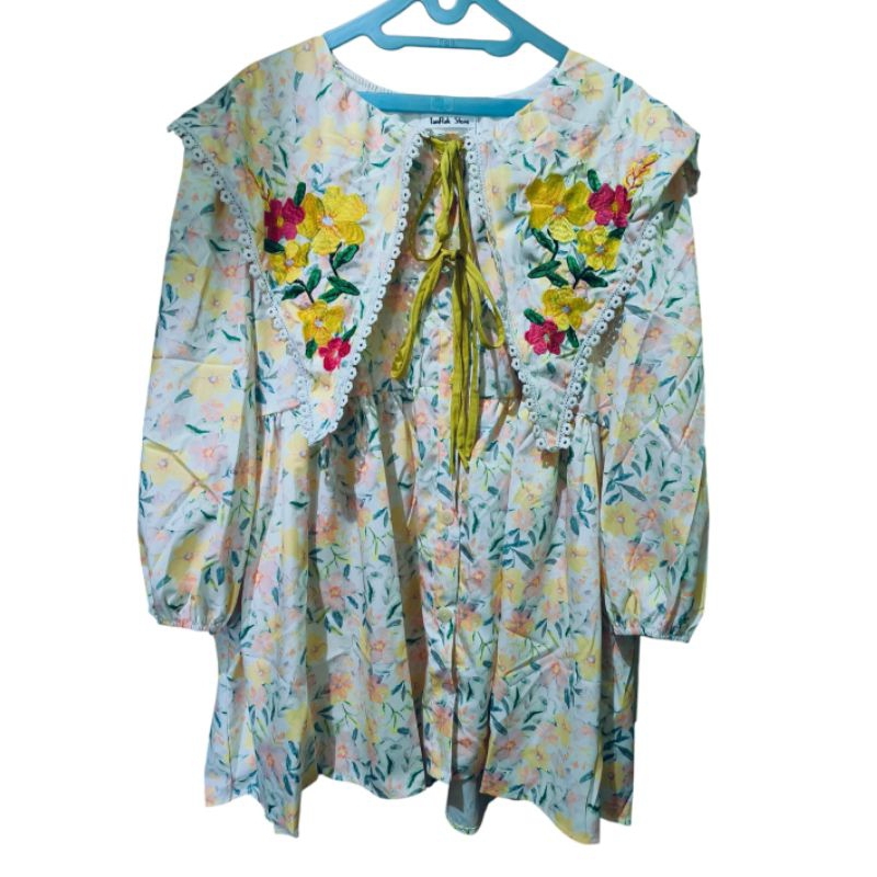 Atasan/Blouse Muslim BKK Tanruk Storee Motif Bunga