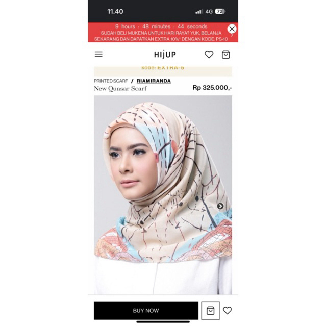 Sale Preloved scraf Ria Miranda