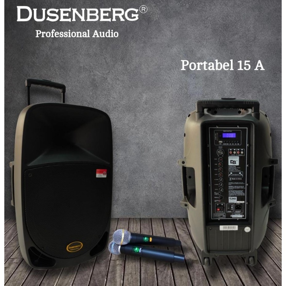 Speaker Portable 15 Inch DusenBerg DB15A / DB 15A Bluetooth
