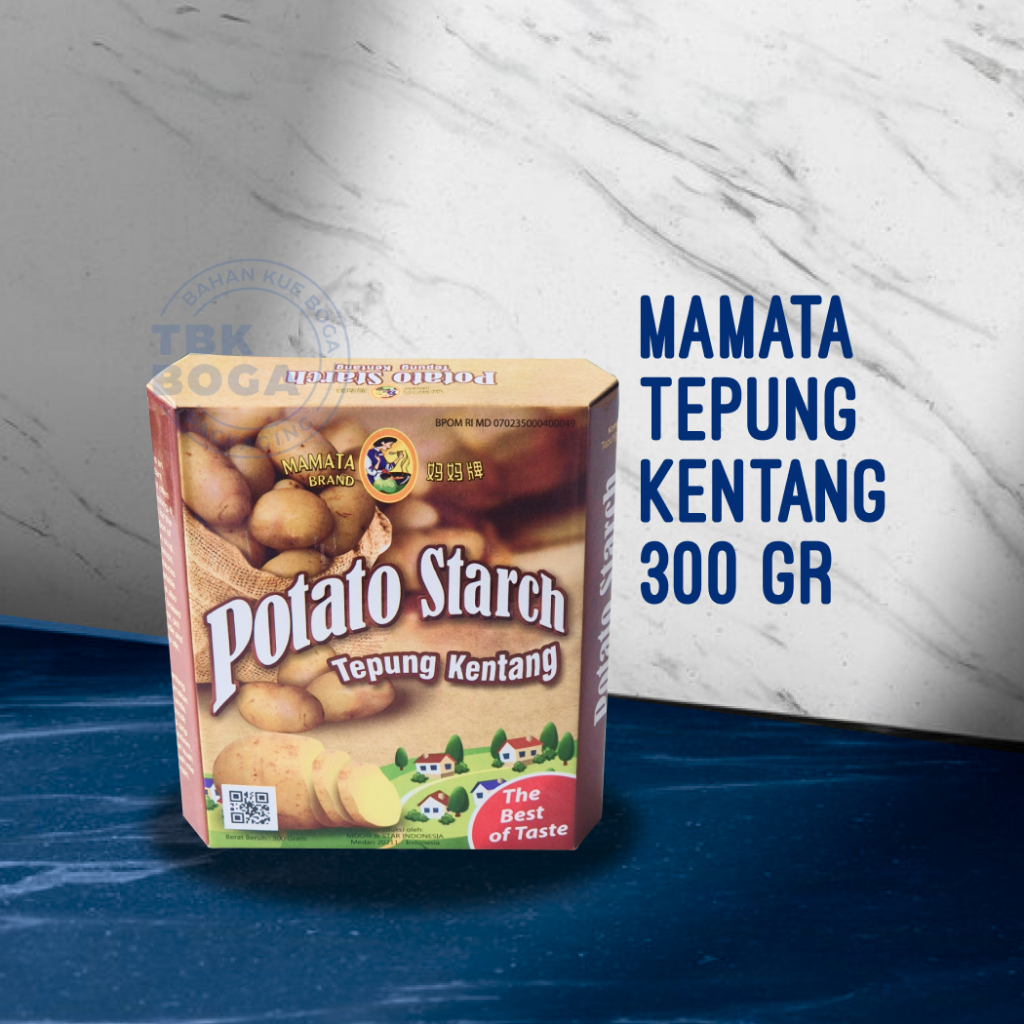 

Mamata Kentang ( 300 gr ) Tepung Potato Starch Moon Star Brand