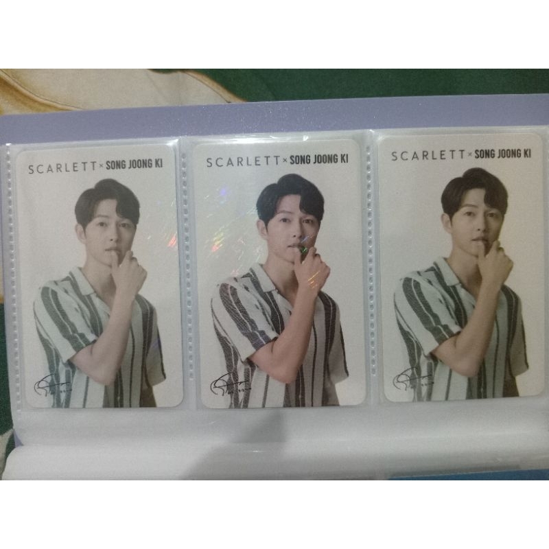 PHOTOCARD OFFICAL / PC OFFICIAL SONG JOONG KI x SCARLETT