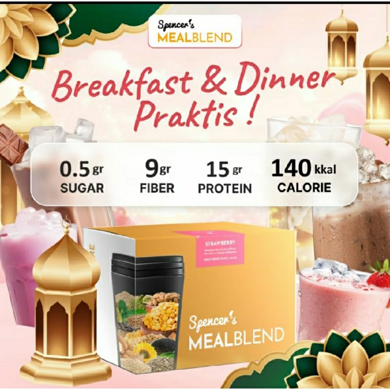 

Spencer's Mealblend Meal Replacement Diet Sehat Gluten Free Lactose Free