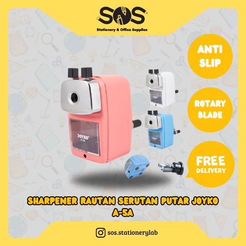 

Sharpener Rautan Serutan Putar Joyko A-5A