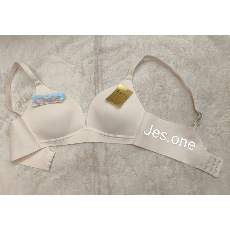 TALLY 3115 BH Bra Baby Skin Tanpa Kawat Busa Tipis Kait 3 Cup B sz 34 - 38