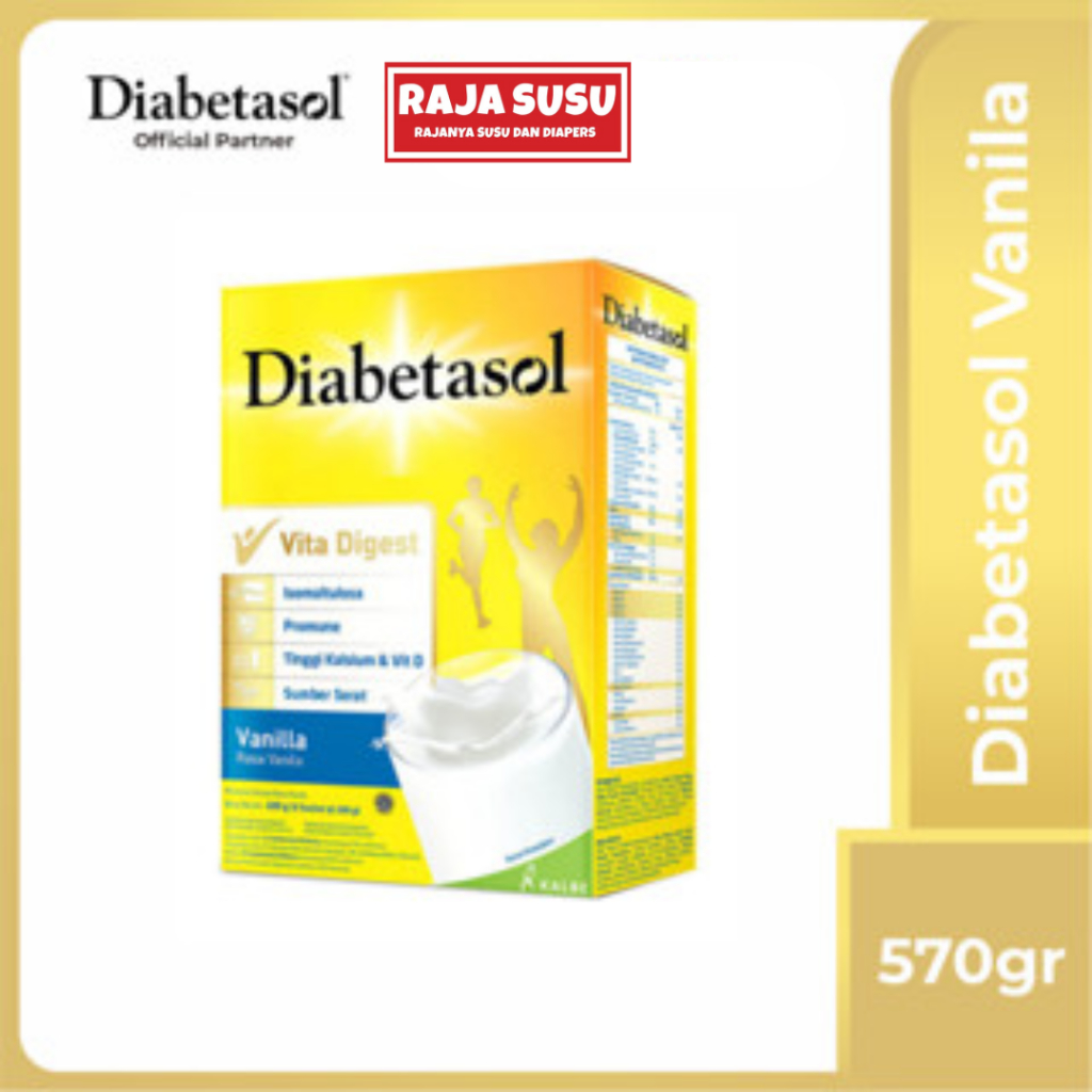 

DIABETASOL VANILA 570 GR - RAJA SUSU