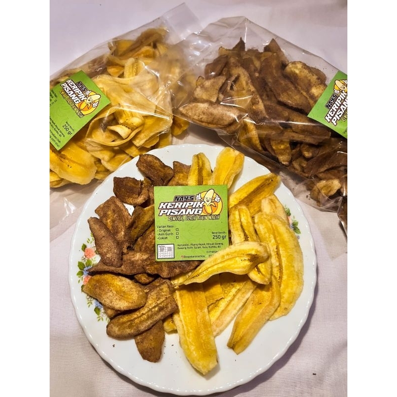 

Keripik Pisang krispi tiga varian rasa