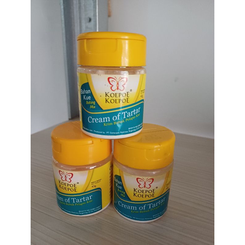 

Baking Mix / Cream Of Tartar 43 Gr / Baking Powder 45 Gr/ Ovalett 75 Gr / TBM 80 Gr