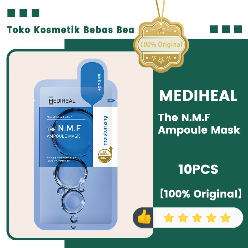 【100% Original】Mediheal,Mediheal Sheet Masker,Mediheal Sheet Mask,Mediheal Ampoule Mask, 10pcs Biaya