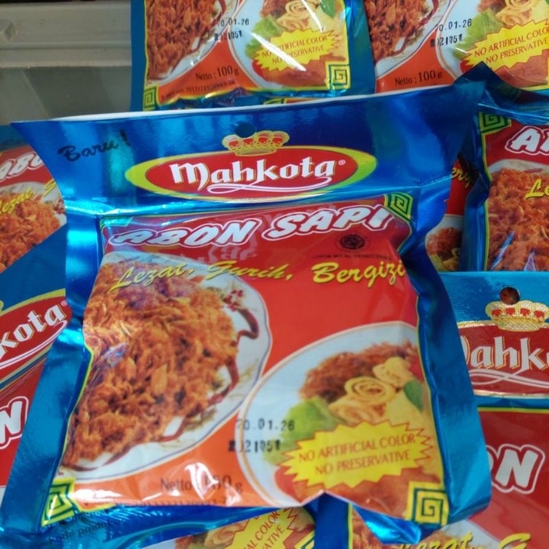 

Abon Sapi Mahkota 100 Gram