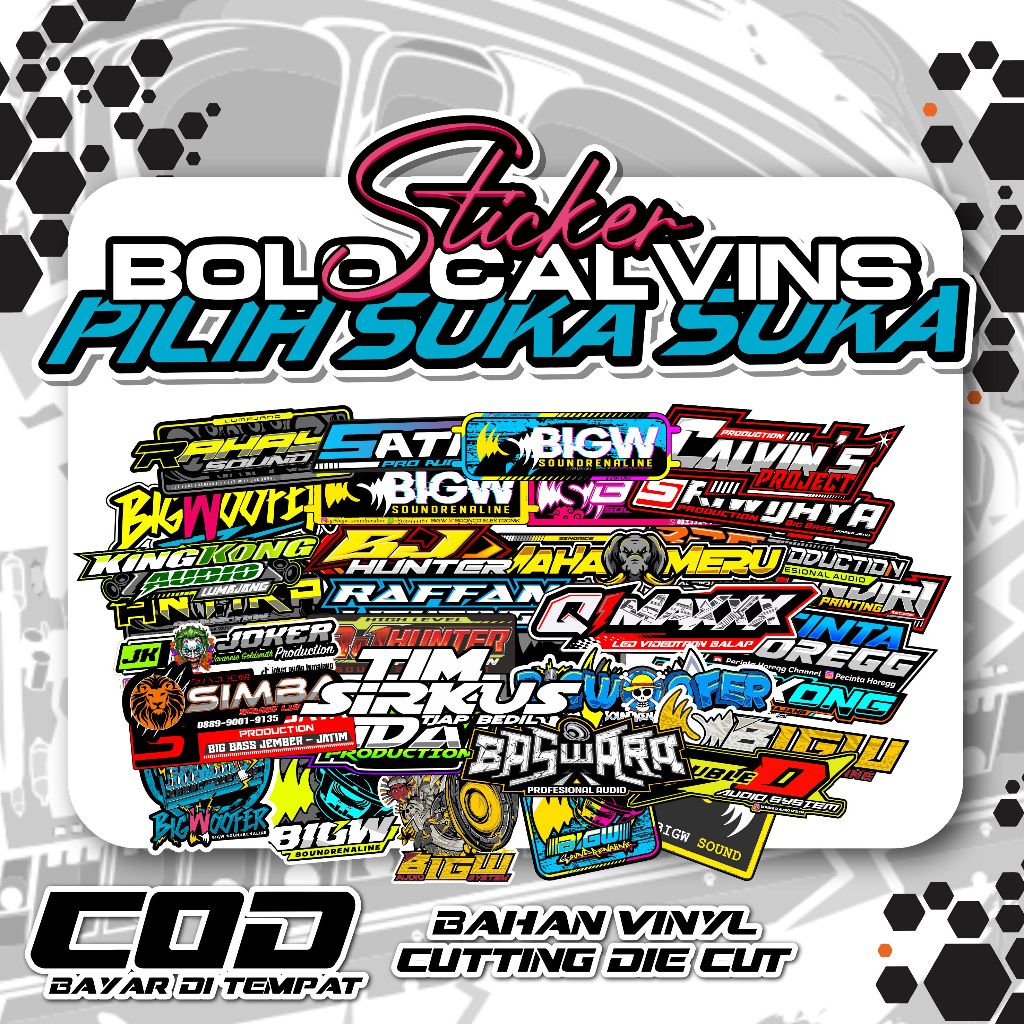 

STIKER BOLO CALVINS PILIH SENDIRI by CALVINS PROJECT PRODUCTION
