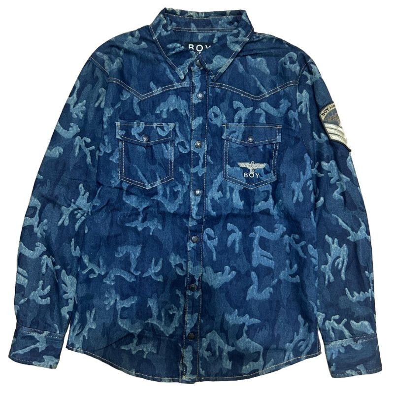 Kemeja Camo Military Boy London Second Original