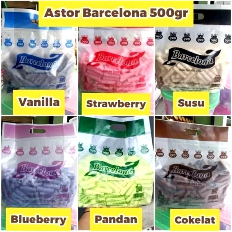 

WAFER BARCELONA KEMASAN 500 GRAM/ASTOR BARCELONA/ASTOR MINI