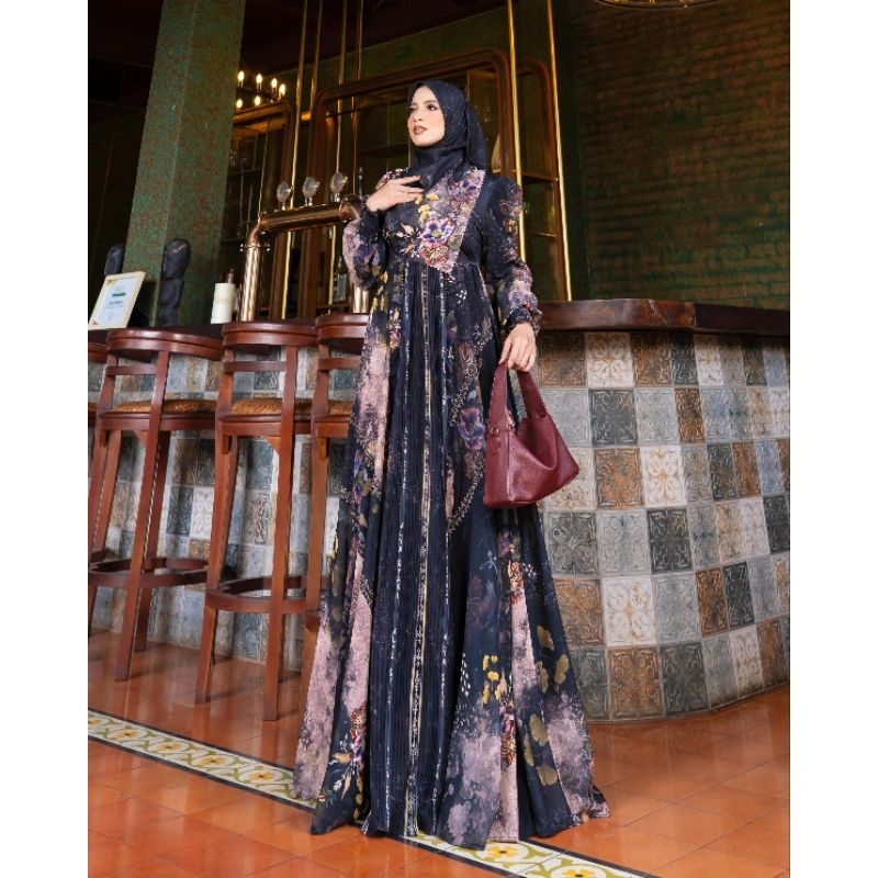 GAMIS ZANAWA SET SCRAF SERIES ALYA SYARI
