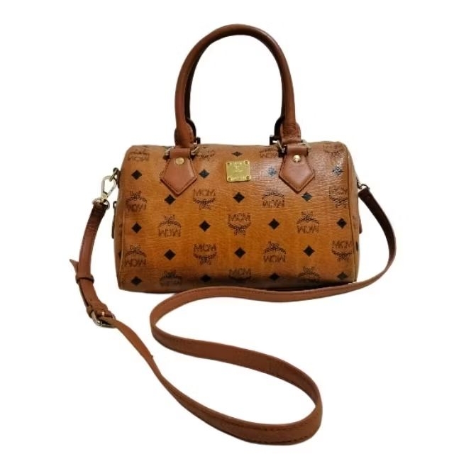PRELOVED-MCM Cognac Speedy 25