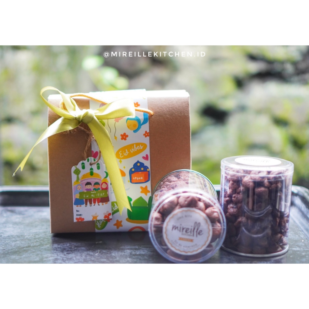 

Hampers Idul Fitri - Double Cereal Cookies+Brownies Bark