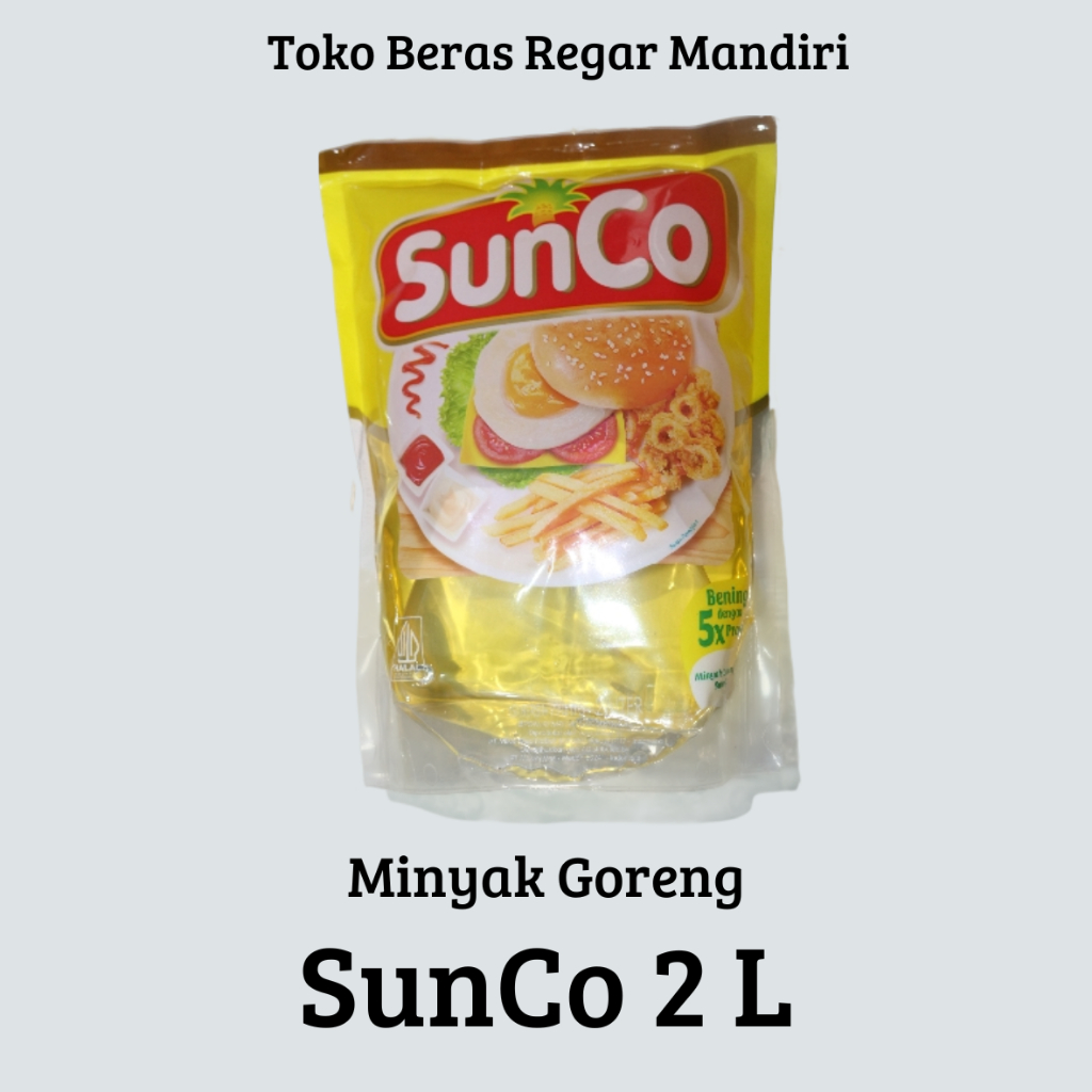

Minyak Goreng Premium SunCo 2 l liter 1 Dus isi 6 pcs Sunco