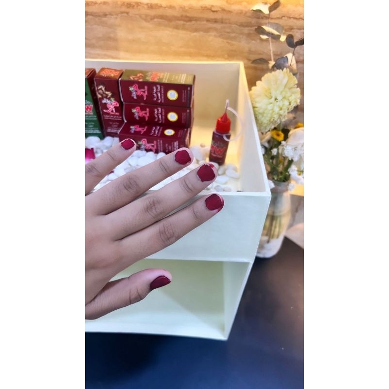 Henna pacci halal/Maroon/cerah