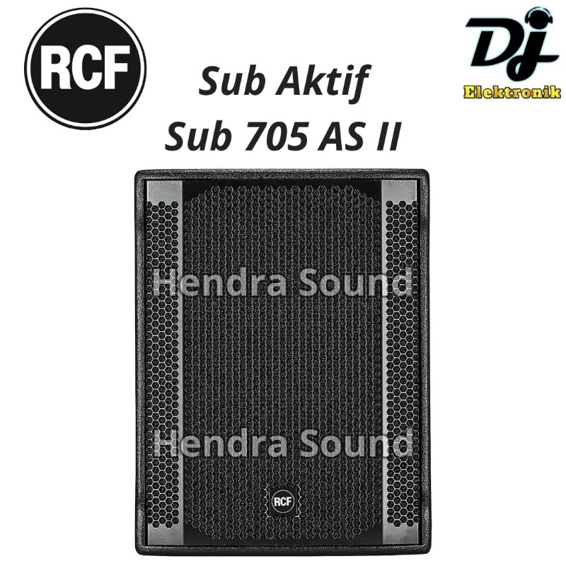 RCF ● SUB 705 AS II / SUB705 AS II - Speaker Subwoofer Aktif 15 inch (ORI ITALY)