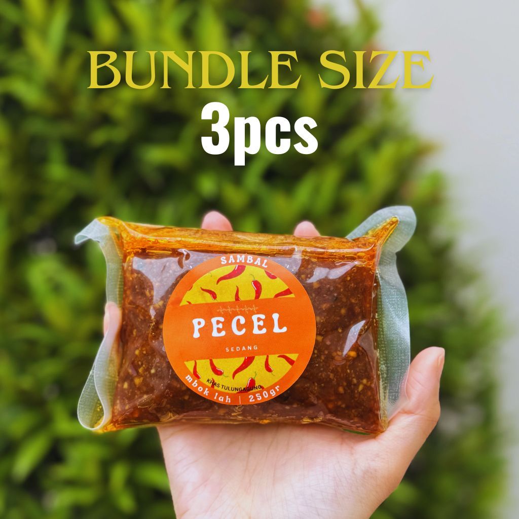 

Sambal Pecel Kacang Khas Tulungagung ( Sedang 100gram/3pcs )