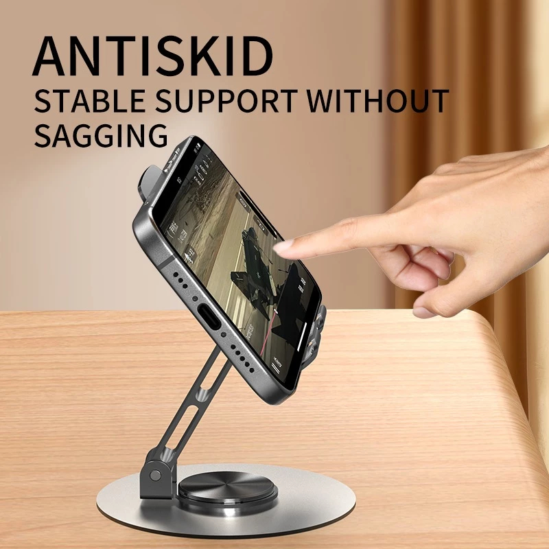 Stand Holder HP Besi Phone Holder Meja Metal untuk Kantor & Rumah