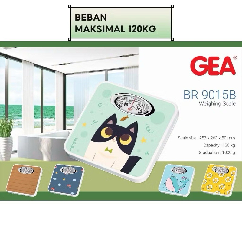 GEA BR9015B / BR-9015B - Timbangan Badan Manual