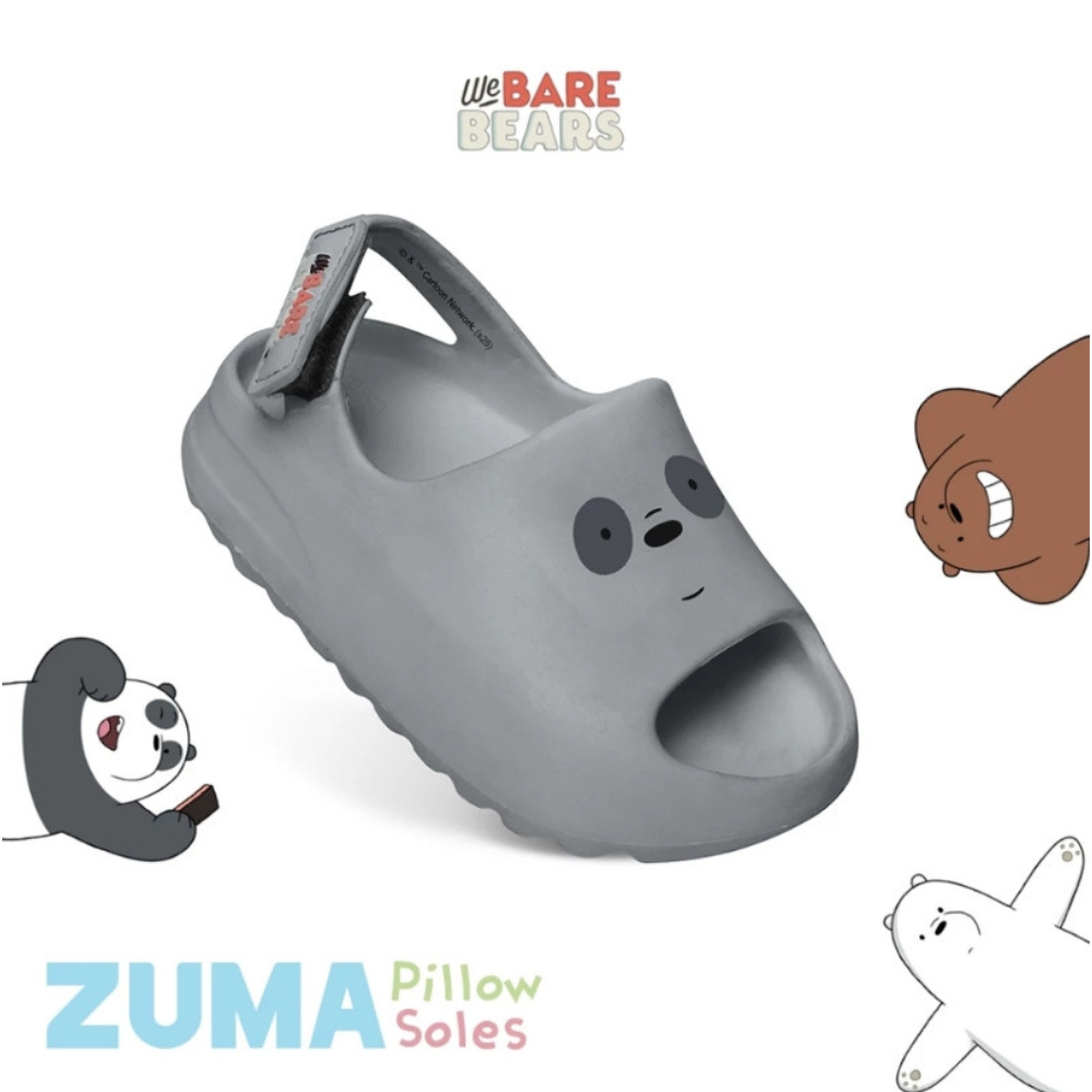 Zuma Sandals We Bare Bears - Baby Grey