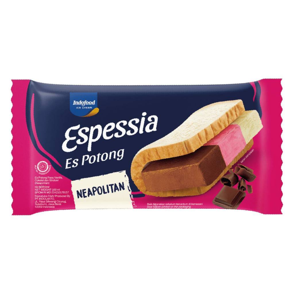 

Espessia Es Krim / Ice Cream Potong Neopolitan Bandung