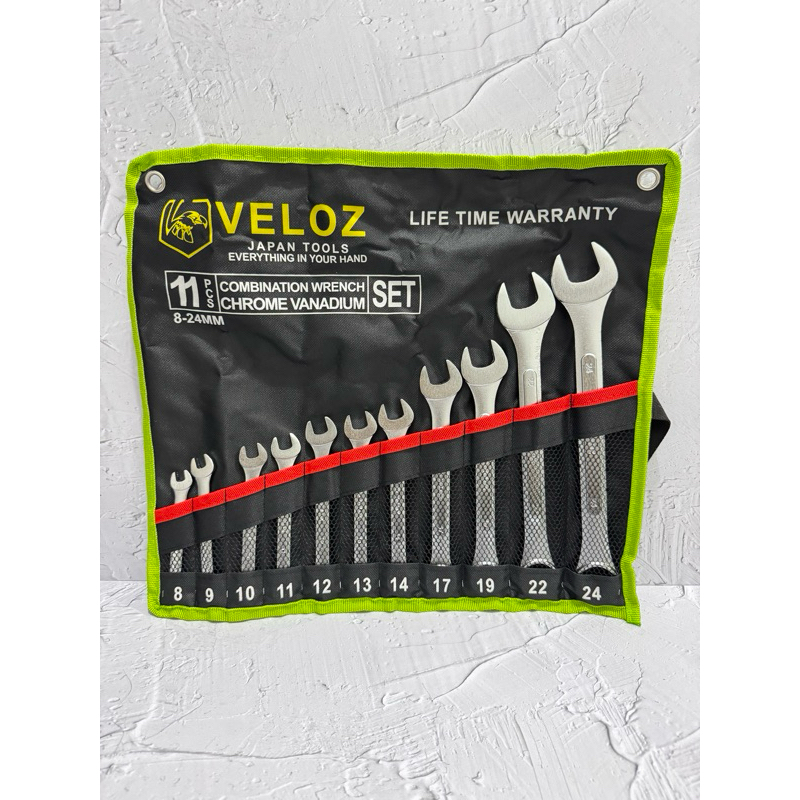 Veloz kunci ring pas set 8-24mm veloz
