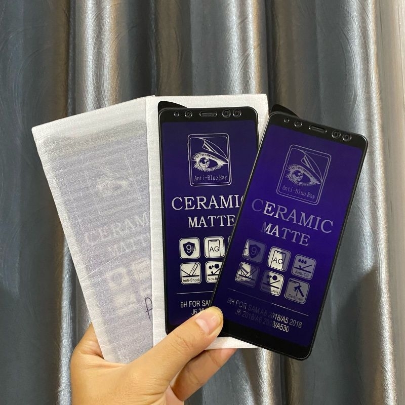 ANTIGORES CERAMIC MATTE BLUE LIGHT SAMSUNG A8 2018 / A5 2018 / J6 2018 / A6 2016 / A530