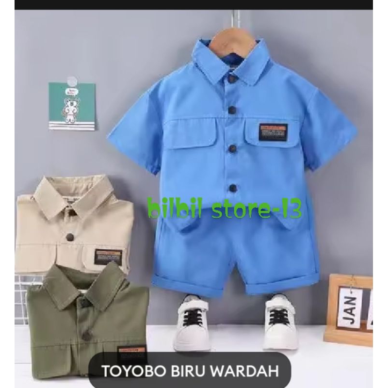 STELAN KEMEJA MODEL TOYOBO ANAK LAKI LAKI /STELAN KEMEJA TOYOBO KEKINIAN TERBARU VIRAL